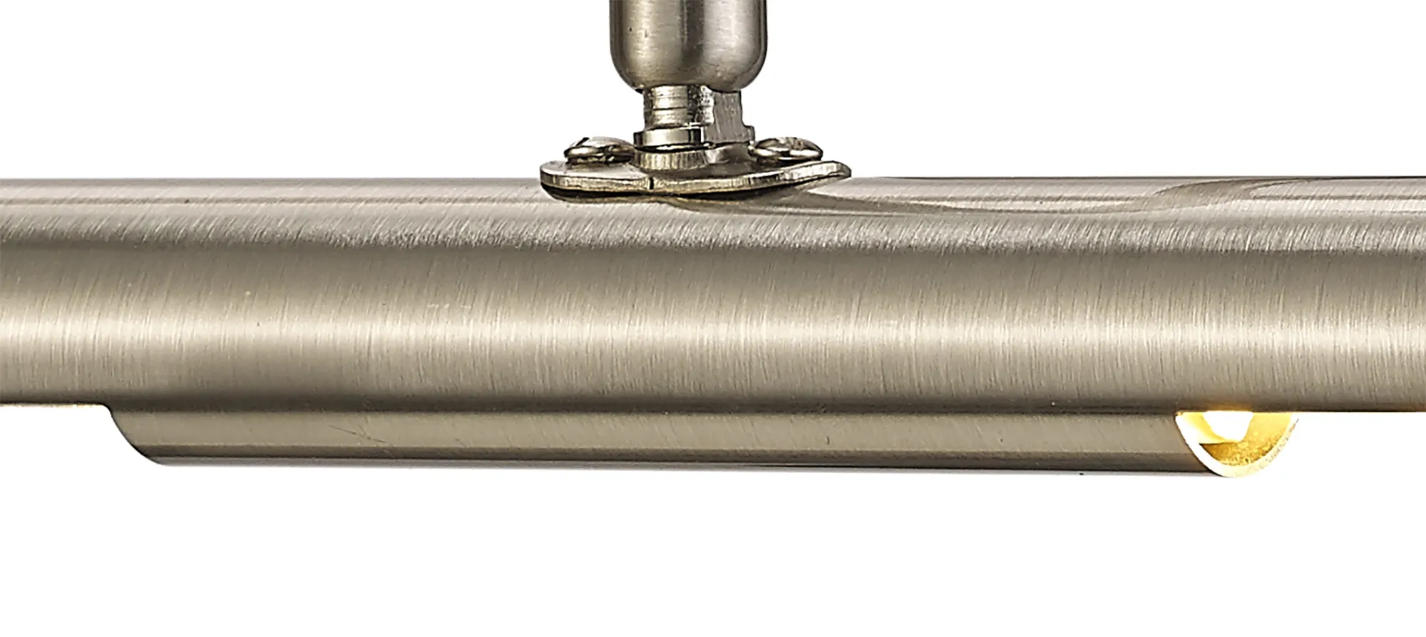 Abacus 8W Dimmable Wall/Picture Light Switched 3000K Satin Nickel DK1083  Deco Abacus Dimmable Satin Nickel